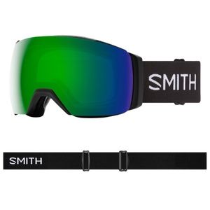 Smith I/O MAG™ XL Black with ChromaPop Sun Green Mirror Lens + Bonus Lens